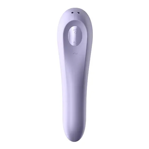 Вібратор з вакуумним стимулятором клітора Satisfyer Dual Pleasure бузковий - фото 3