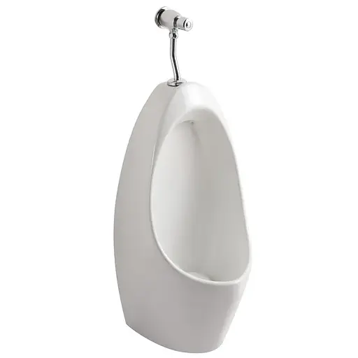 Писсуар подвесной Mixxus Premium Bevel-1004 340x305x685 мм с краном для писсуара MP6663, Белый - фото 1