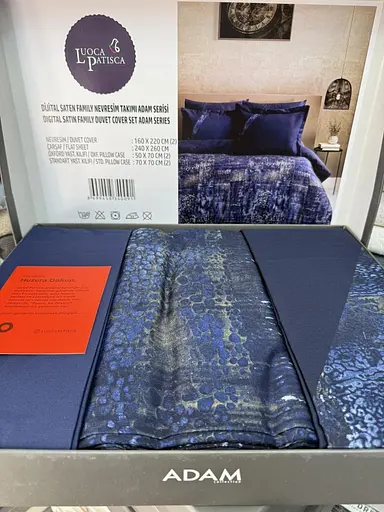 Постільна білизна Boss Blue Сатин Luoca Patisca pbe0051001 - фото 2