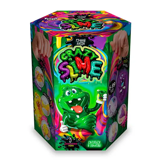 Дитячий набір для проведення дослідів "Crazy Slime" SLM-01-01U Danko Toys (4823102801872) - фото 1