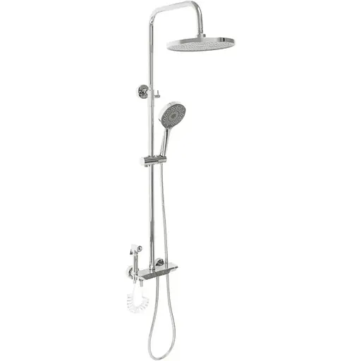 Душовя система Rea Max з термостатом та виливом хром REA-P6616, Хром - фото 1