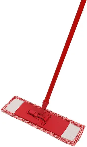 Плоская швабра с микрофибровой насадкой для мытья пола Красный 88130 - фото 4
