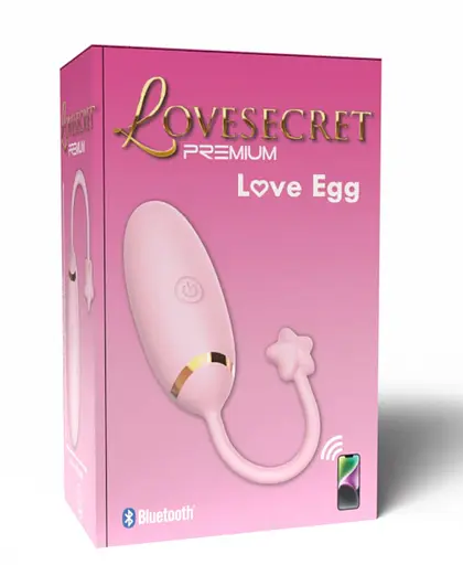 Віброяйце Lovesecret Premium Love Egg App Function 10.7 см (рожевий) - фото 16