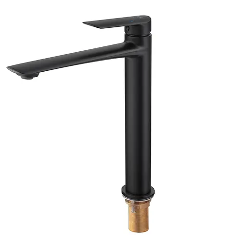 Змішувач для умивальника Koer KB-11028-05 високий KR5294 Чорний матовий - фото 3