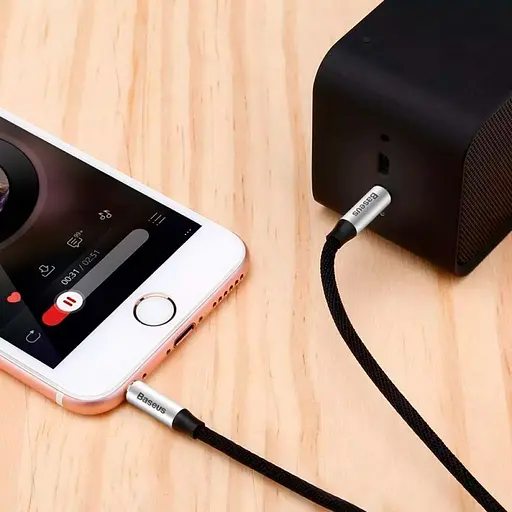 Кабель Baseus Yiven M30 3.5 mm to 3.5 mm 1.5m Black (CAM30-CS1) [136671] - фото 7