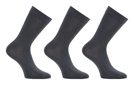 Набор теплых махровых термоносков 3, 44-46, Серый - фото 1