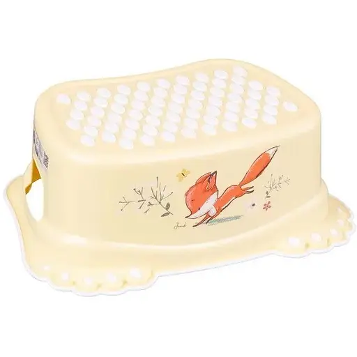 Підставка для ніг Tega Baby Лісова казка з протиковзною гумою світло-жовта