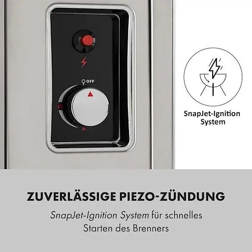 Вертикальний газовий гриль Klarstein Crossfire 800°C(10033288) - фото 7