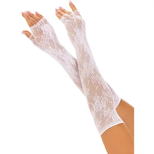 Митенки Leg Avenue Lace Opera Length Fingerless Gloves