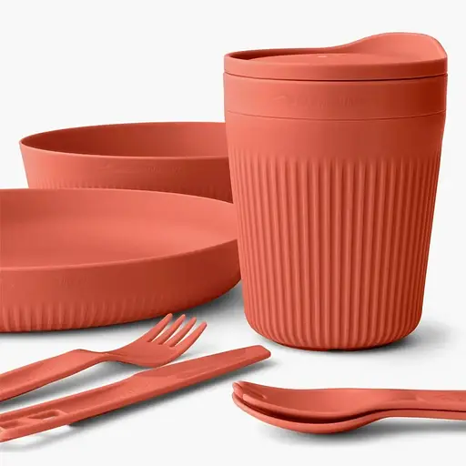 Набор посуды Sea To Summit Passage Dinnerware Sett 1P 7 предметов Spicy Orange (1033-STS ACK037051-120820) - фото 2
