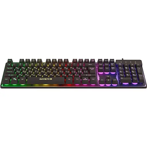 Клавіатура GamePro GK576 Nitro+ RGB USB Black (GK576) - фото 5
