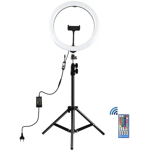 Кільцева LED лампа Puluz PKT3050EU 12"+ штатив 1,1 м
