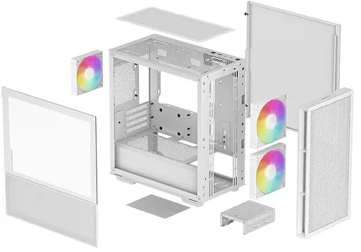 Корпус Deepcool CH360 White (R-CH360-WHAPE3-G-1) Без БП - фото 11