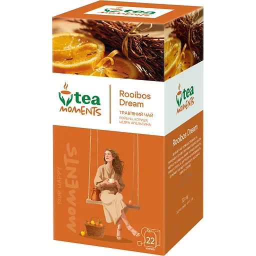 Чай зелений Tea Moments Rooibos Dream 22 шт. x 1.5 г