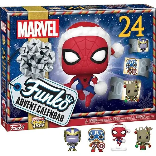Адвент-календар Funko Фанко Марвел 24 вінілові фігурки Marvel Holiday WST MH 24 - фото 1