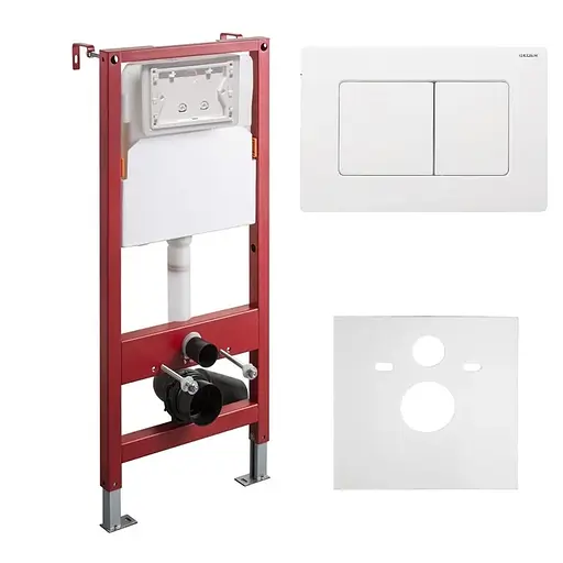 Інсталяція для унітазу Koer KT-0502-03 (з пан. змиву KT-0602-03 Біла + звукоіз.) KR5172 - фото 1