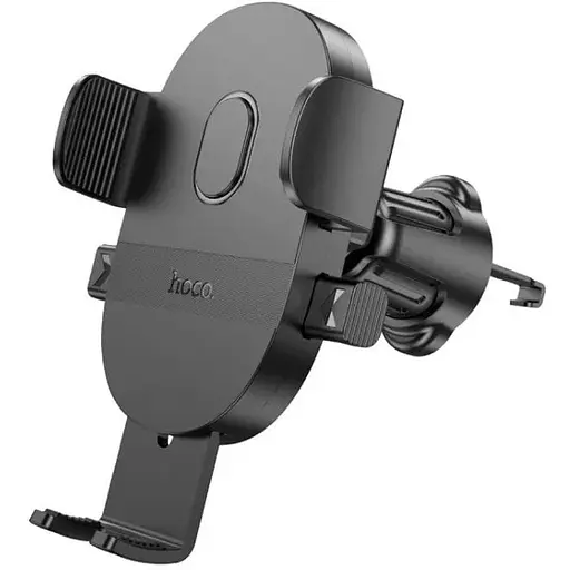 Холдер Hoco H18 Mighty one-button car holderair outlet Черный - фото 1