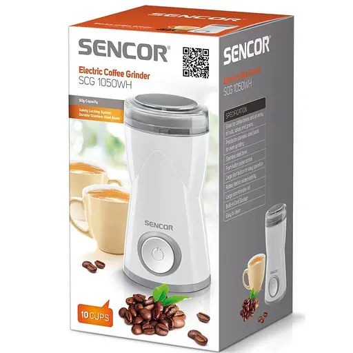 Кавомолка електрична Sencor SCG 1050WH - фото 3