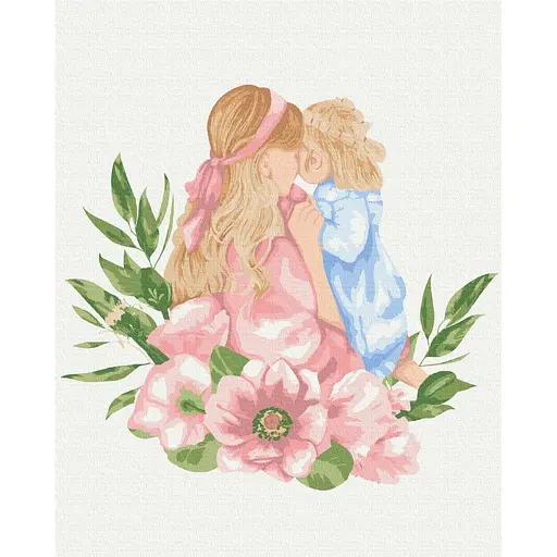 Картина за номерами Мамине кохання Brushme 40x50 см різнобарвна 000277348