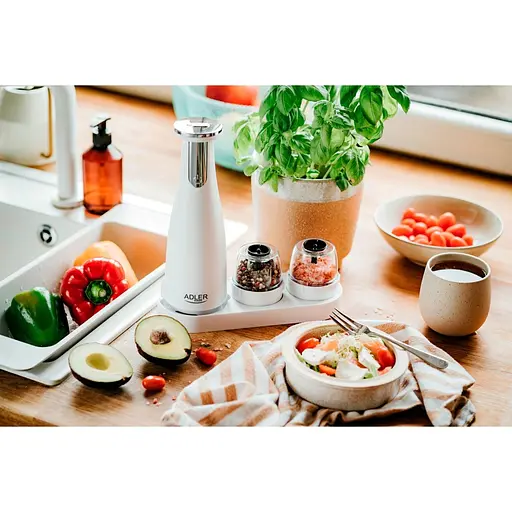 Измельчитель соли и перца Adler AD 4449 White [132597] - фото 10