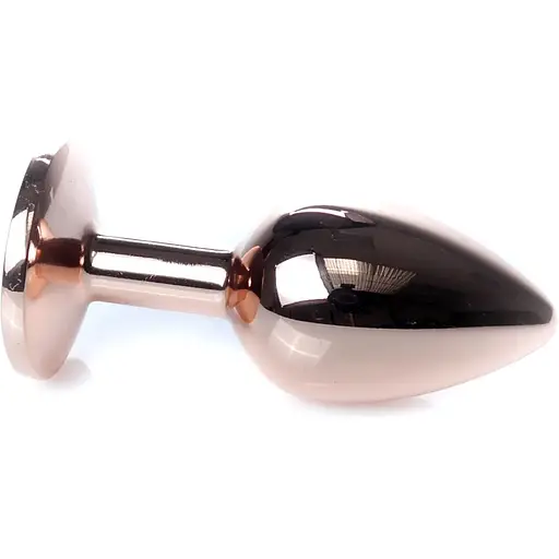 Анальна пробка Boss Of Toys Boss Series - Jewellery Red Gold Plug Green S, BS6400115, Золотий / Зелений - фото 5