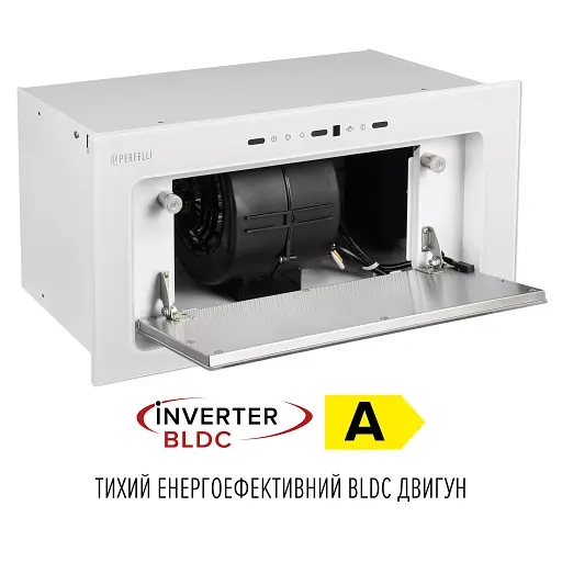 Вытяжка полновстраиваемая PERFELLI DESIGN VISION 6 BIANCO SILENZIO - фото 12
