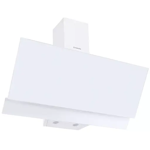 Вытяжка декоративная наклонная Минола HVS 9412 WH 850 LED - фото 2