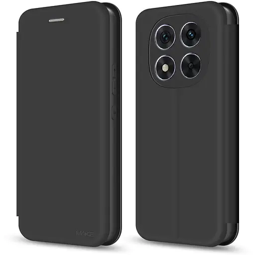 Чехол-книга Make Xiaomi Redmi Note 14 Pro 5G/Poco X7 Flip Black