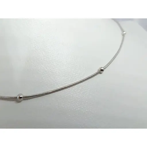 Срібний ланцюжок Аметист Снейк 31020РШ 50 - фото 2