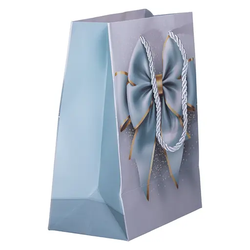 Подарочный пакет Yiwu с бантом 18х10х22.5 см 12 штук HP-10359-12 - фото 3