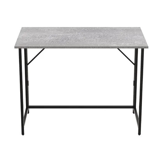 Стіл розкладний Моріс Ferrum-decor 750x1000x600 Чорний метал ДСП Бетон 16 мм (FRD-104675) - фото 7