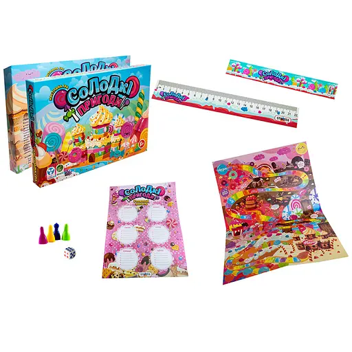 Настільна Гра-бродилка Солодкі пригоди 30504 (укр.) - фото 2