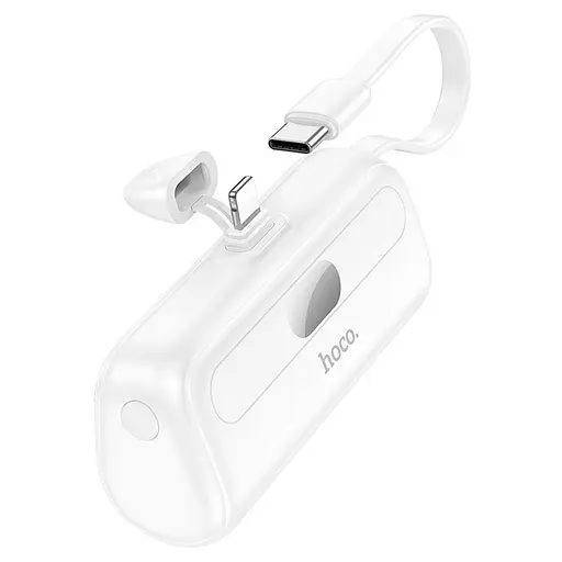 Акумулятор зовнішній із вбудованим кабелем Hoco J116 Pro Pocket Lightning вихід 5000mAh - фото 5