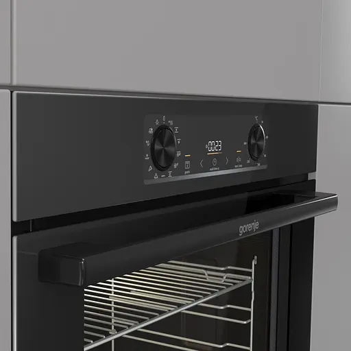 Духова шафа Gorenje електрична 77 л, A+, дисплей, IconLed, піроліз, чорний - фото 10