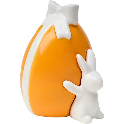 Статуэтка декоративная MBM HOME Апельсиновый кролик цветная (DH-ST-40-1 COLOR) - фото 1
