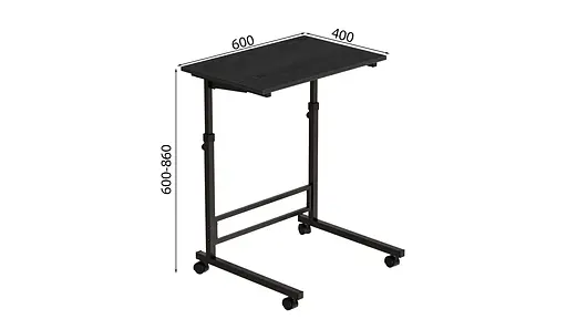 Стол приставной Амиго 62x60x40 металл Черный ДСП Сосна Кембра 16мм FRD-102528 - фото 2