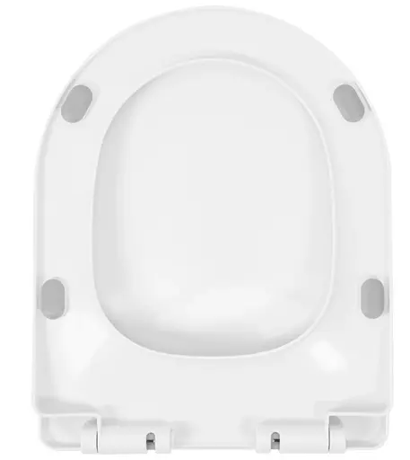 Сиденье для унитаза Rea Flat white abs REA-C6002, Белый - фото 7
