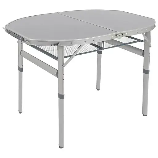 Стіл Bo-Camp Premium овальний 100x70 см сірий (DAS303284) - фото 1