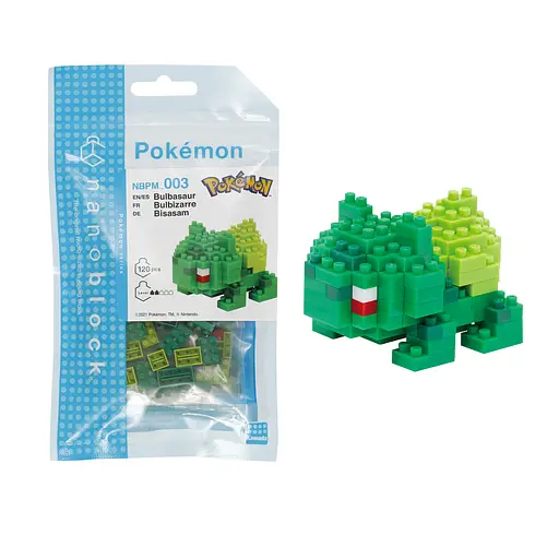 Конструктор Nanoblock Бульбазавр 120 элементов (124139)  - фото 4
