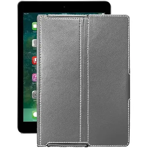 Чохол StatusCASE з екошкіри для планшету Apple iPad 5 A1822 Сірий - фото 1