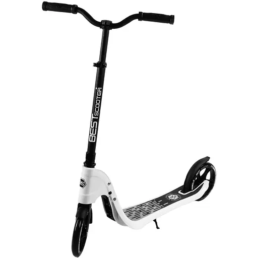 Самокат Best Scooter 92х48х104 см Чорно-білий 000231607