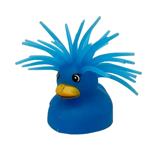 Дитяча іграшка Антистрес Качка Bambi MS 3719(Blue) світлові ефекти - фото 1