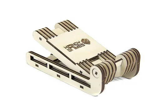 Дерев'яний конструктор "Підставка для телефону" 25 деталей - фото 3