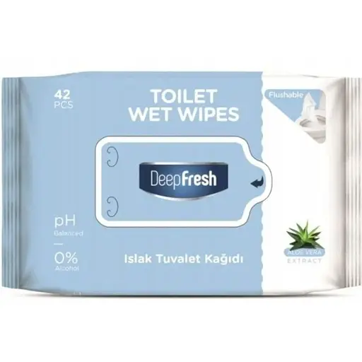 Туалетний папір DeepFresh вологий біорозкладний 42 шт.