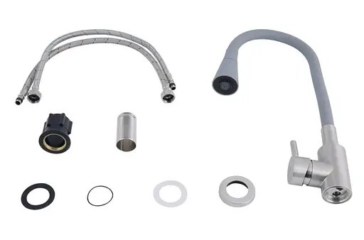 Змішувач для кухні Lidz Aria 015F31 з гнучким виливом LDARI015F31GNK31871 - фото 3