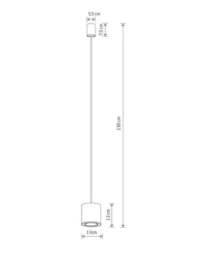 Підвісний світильник, люстра Nowodvorski 11512 Point Duo Zwis GU10 1x10W IP20 Чорний - фото 8