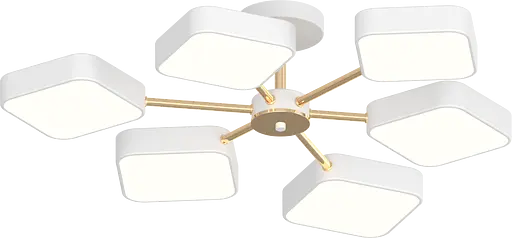 Люстра VALESO XI3351-6 белый+золото