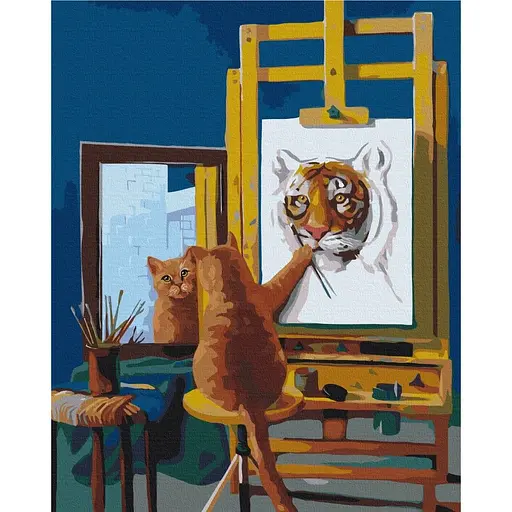 Картина за номерами Норман Кетвелл Lucia Heffernan Brushme 40x50 см кольорова 000277690