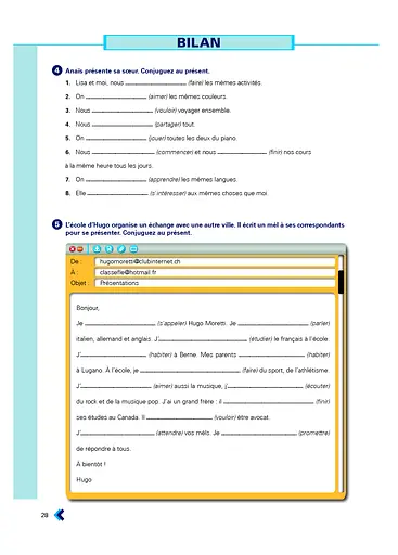 En Contexte A1: Exercices de Grammaire - фото 8