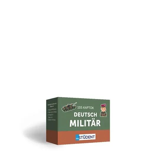 Картки для вивчення німецьких слів. Militär Deutsch. Військова лексика